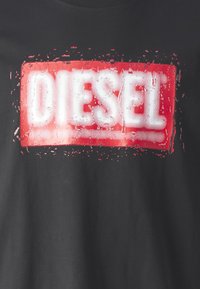 Diesel ADJUST - T-shirt con stampa - black