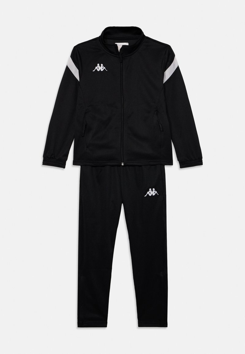 Kappa DALCITO UNISEX SET - Trainingspak - black/white/zwart - Zalando.nl