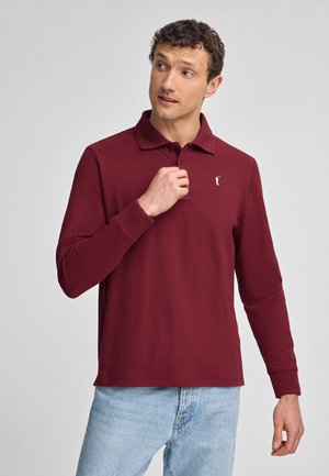 REGULAR FIT THREE RIGBY GO - Polo - garnet