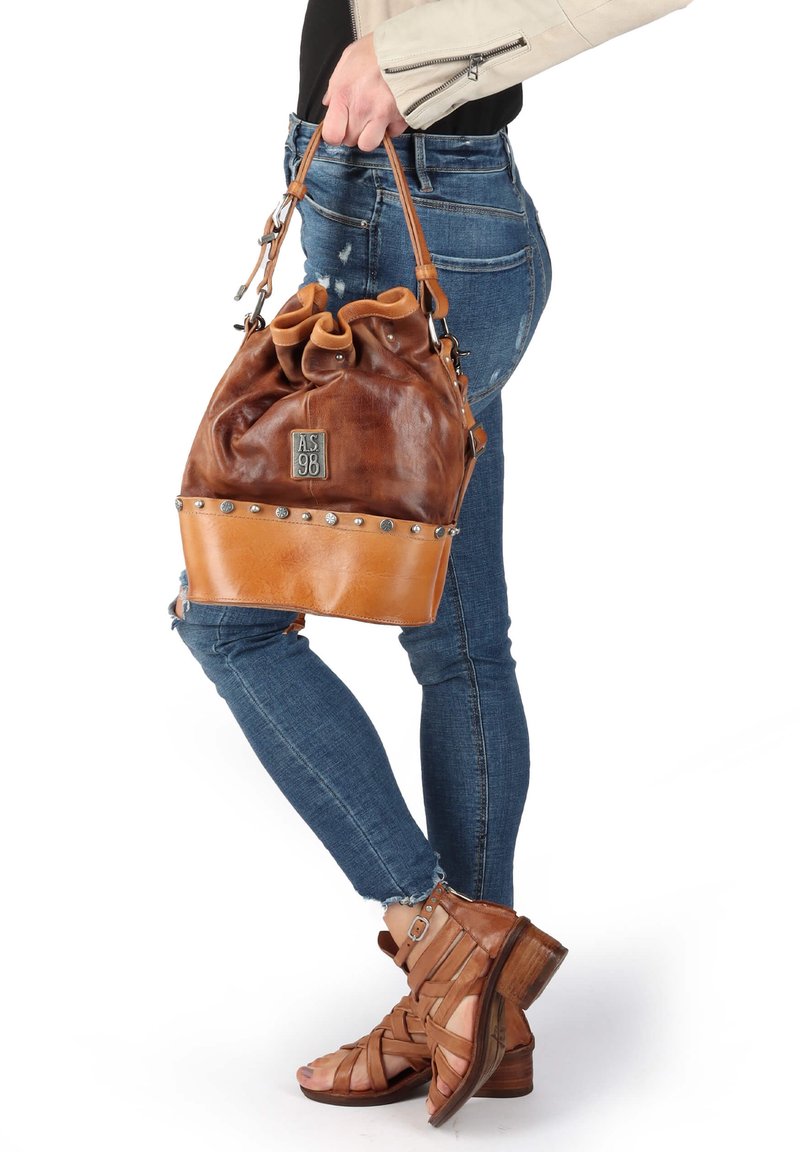 Damen Handtaschen | A.S.98 Handtasche calvados/cognac - TJ79565 Damen Handtaschen | A.S.98 Handtasche calvados/cognac - TJ79565