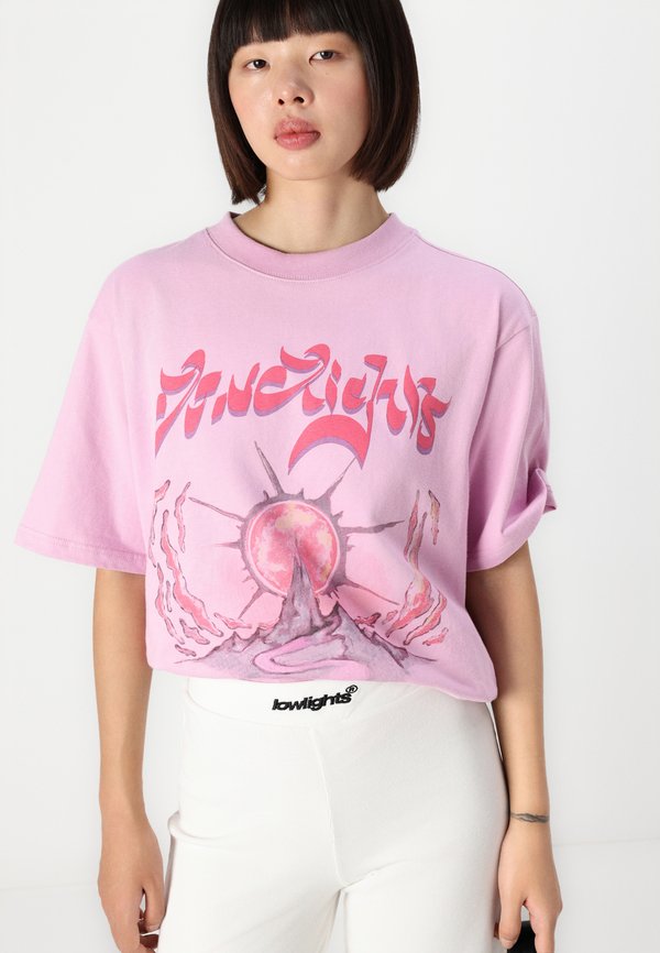 BASIC LOGO WOMAN WIDE LEG PANTS - Trousers - ecru3