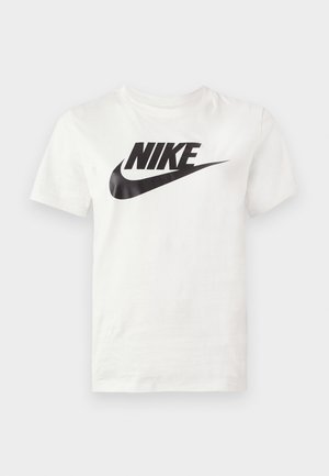 Nike Sportswear, CLUB TEE - T-Shirt print - sail/black