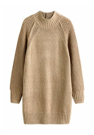 REGULAR FIT - SPARKLE - Gebreide jurk - neutral