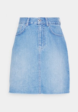 Pepe Jeans SKIRT - Falda vaquera - blue denim