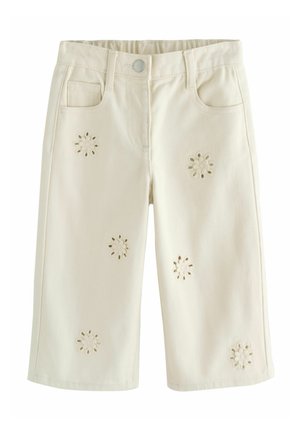 UNISEX - Jean droit - ecru