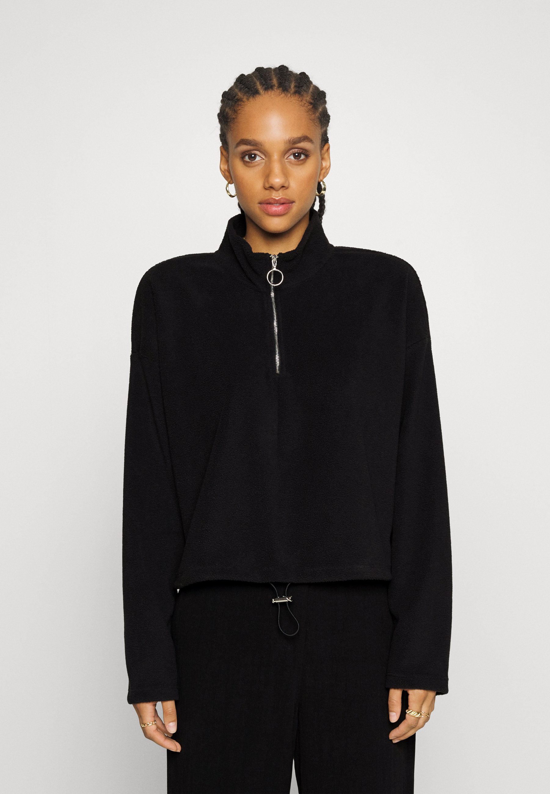 NOISY MAY Maglia A Rete Maniche Lunghe Donna - Nmjudith L/S - Girocollo In Poliestere Riciclato