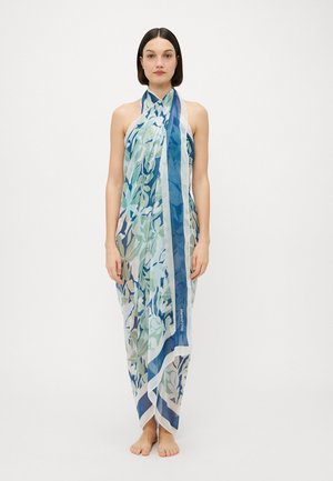 Marc O'Polo MULTI FLORAL - Beach accessory - off-white/blue