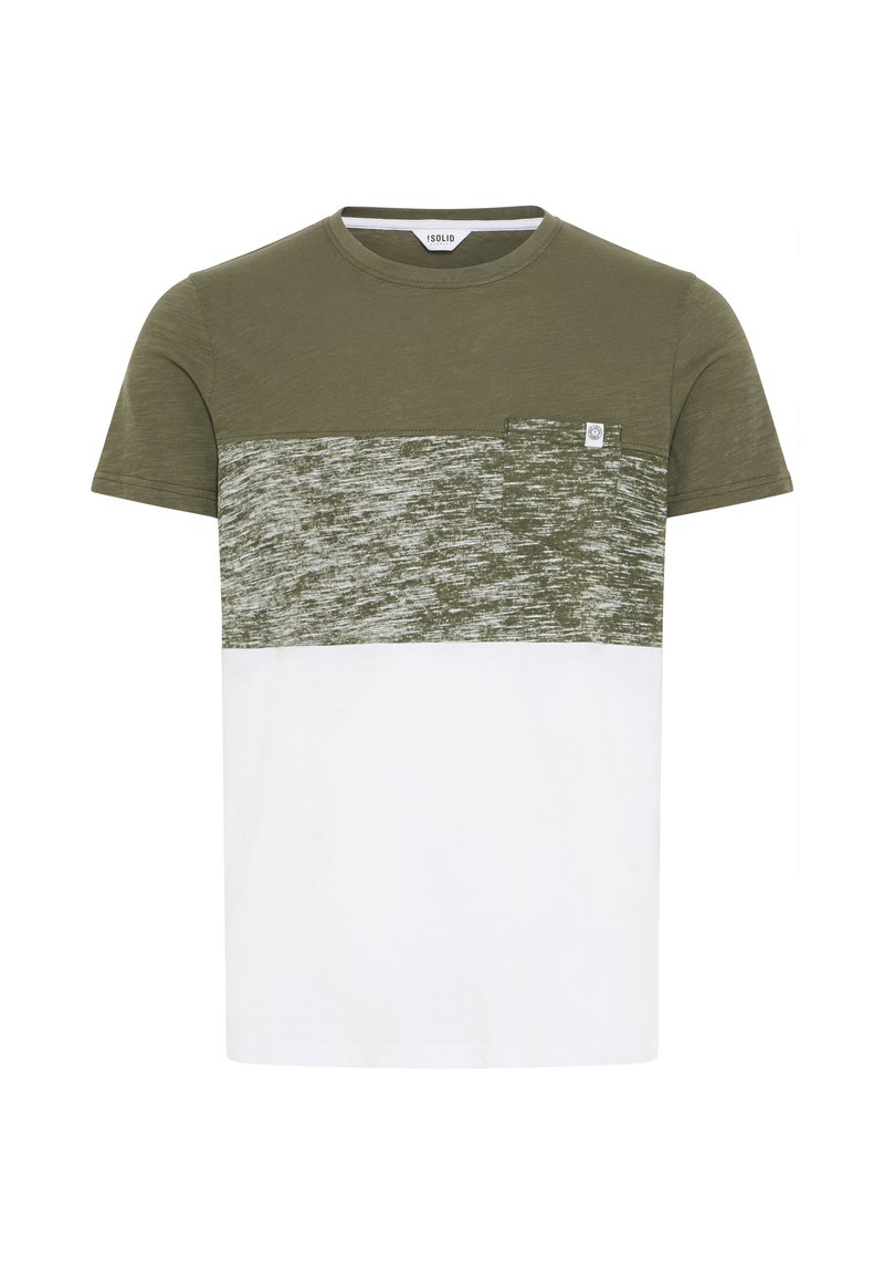 Solid SDSINOR Camiseta básica ivy green/verde oliva