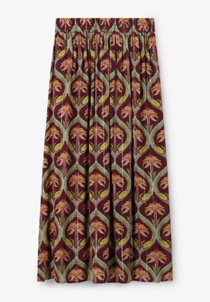 Sissy-Boy, MIT PALMENMUSTER - Maxi skirt - d.rood
