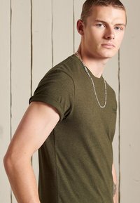 Superdry & Co VINTAGE LOGO  - T-shirt basic - winter khaki grit