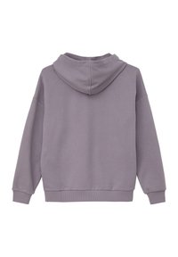 s.Oliver MIT SCHRIFTPRINT - Hoodie - grau