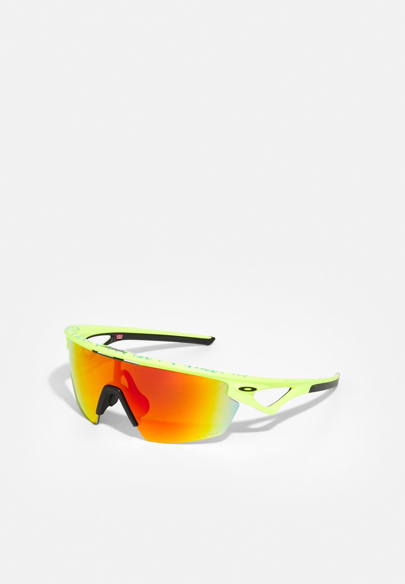 Oakley SPHAERA UNISEX - Sonnenbrille - matte tennis ball/yellow celeste neuron