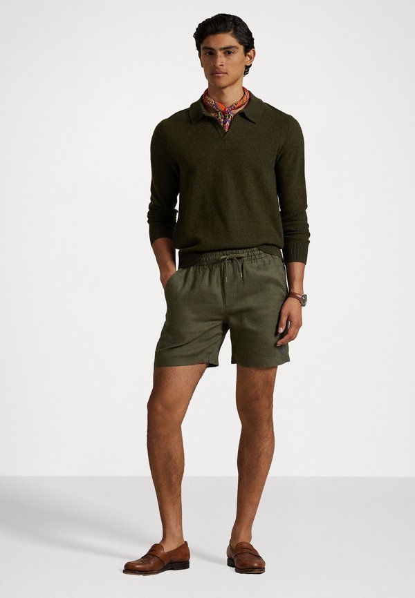 POLO PREPSTER LINEN SHORT - Shorts - new olive4