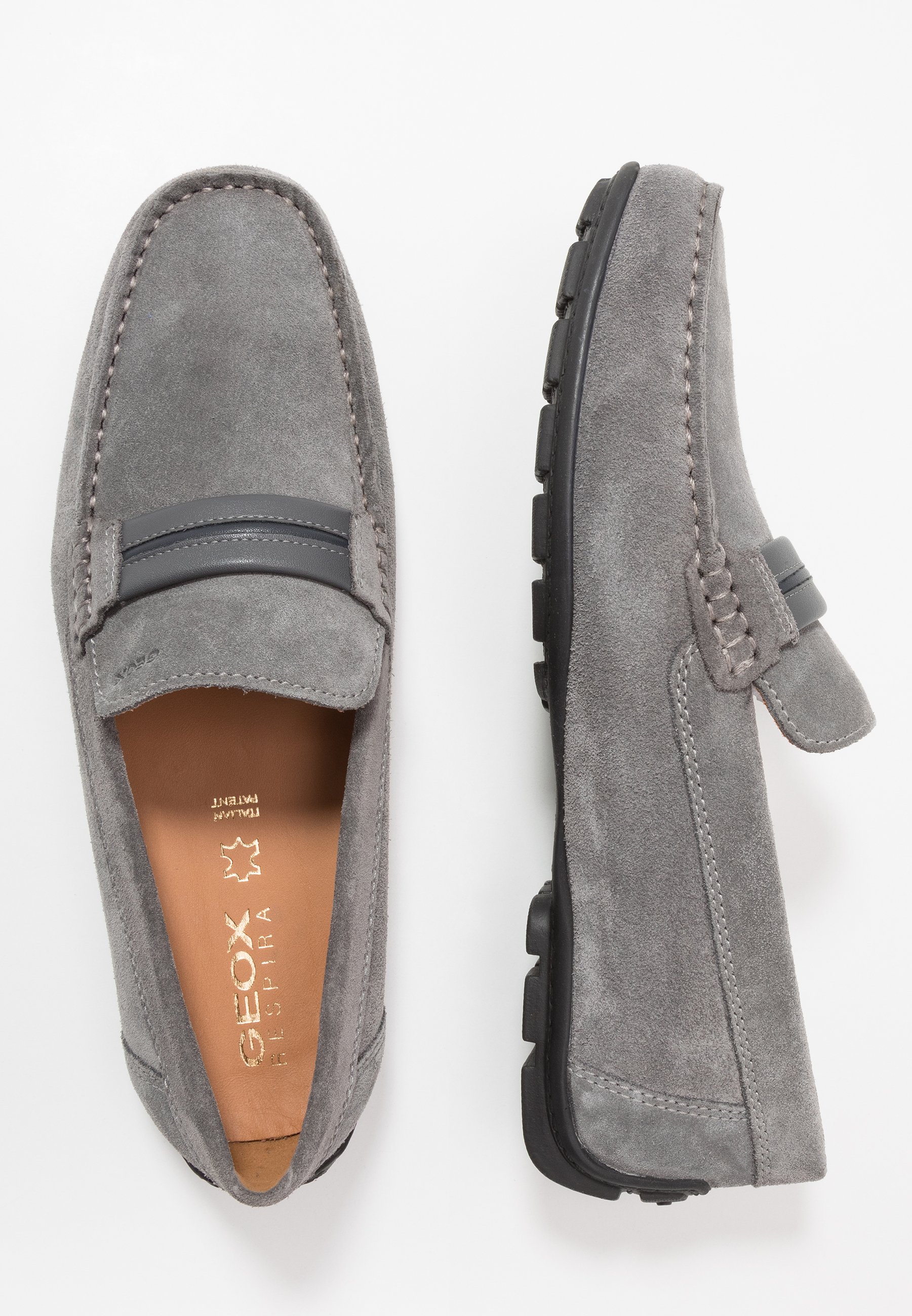 Geox UOMO MONER - Mocassini - grey/grigio - Zalando.it