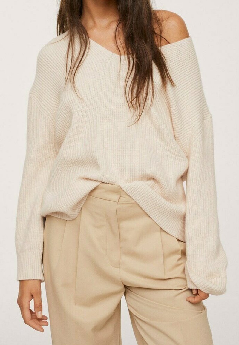 Mango Svetr - beige