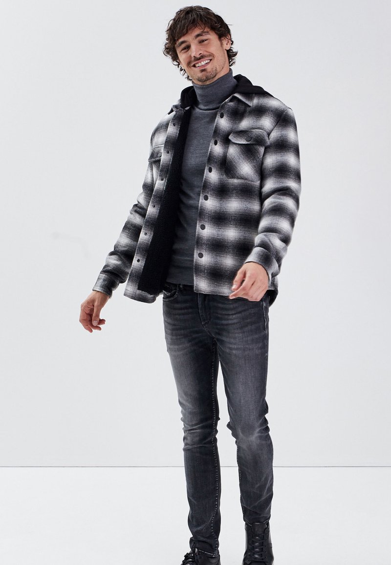 BONOBO Jeans Veste l?�g?�re - denim noir - ZALANDO.FR