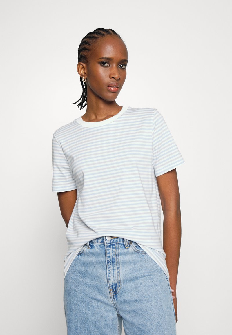 Selected Femme T-shirt estampada - snow white