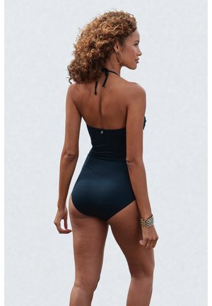 LASCANA SWIMSUIT FEA - Fürdőruha - black