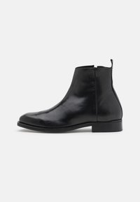 LEATHER - Botine clasice - black