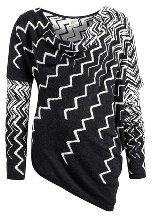 Strickpullover - black