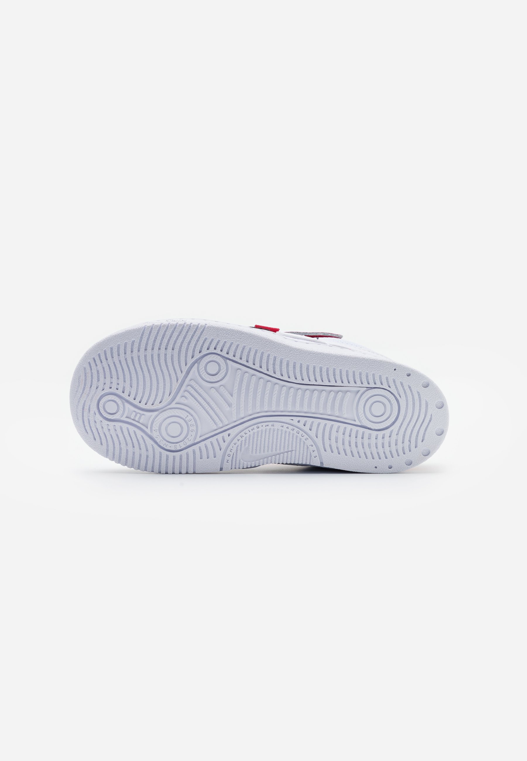 Nike Sportswear SQUASH TYPE - Sneakers laag - white/black/university  red/wit - Zalando.nl