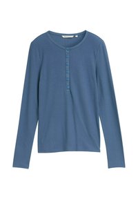 HENLEY LANGARM - Maglietta a manica lunga - dusty denim blue
