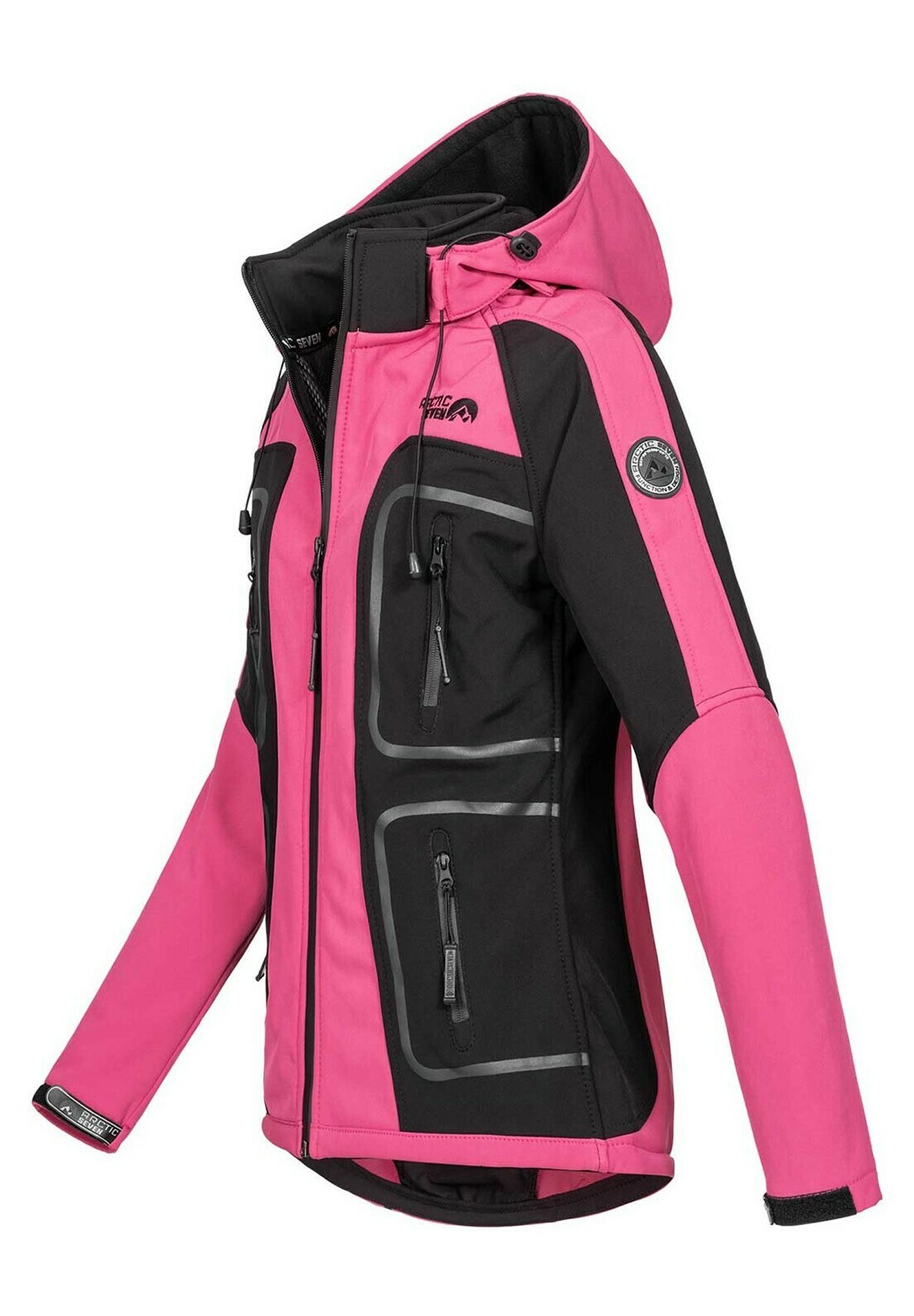 pink softshell jacket