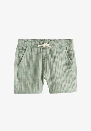 Next, REGULAR FIT - SOFT TEXTURED PULL ON 3 PACK - Shorts - neutral sage green pale blue
