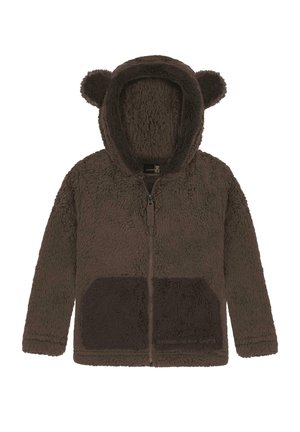 SHERPAFLEECE TEDDYJACKE BRAVAS - Fleecejacke - dunkelbraun