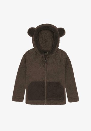 normani Outdoor Sports, SHERPAFLEECE TEDDYJACKE BRAVAS - Fleecejacke - dunkelbraun