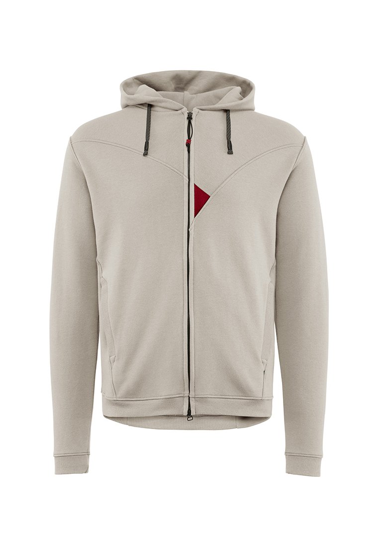 Klättermusen Sweater met rits beige