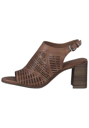 Tamaris Sandaalit nilkkaremmillä - dark brown