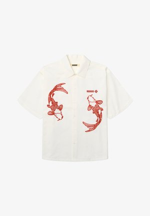 Woodbird, WANG CARP - Vapaa-ajan kauluspaita - off white