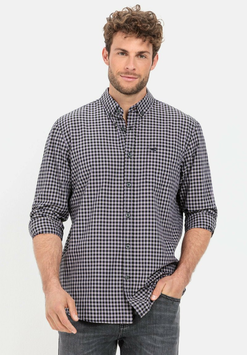camel active MIT BUTTON-DOWN KRAGEN  - Hemd - lilac