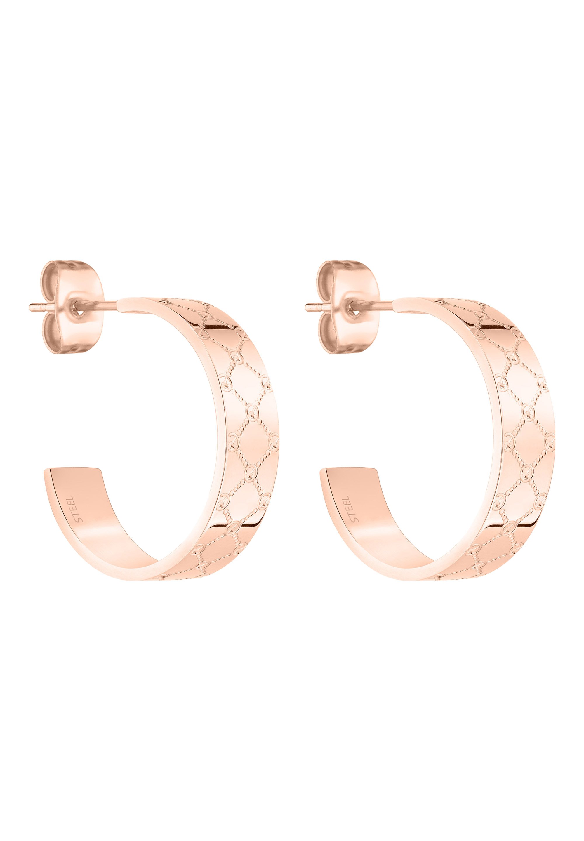 Tamaris Earcuff Aus Edelstahl IP Roségold – Kugeldesign, 1,5 Cm, In Geschenkverpackung – Trendiger Ohrschmuck Ohne Piercing