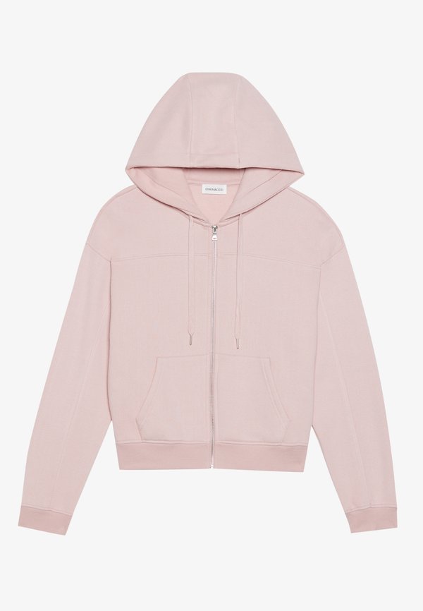 Zip-up sweatshirt - pale mauve3