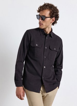 Calliope, CAMICIA TINTA UNITA - Camicia - nero ultrablack