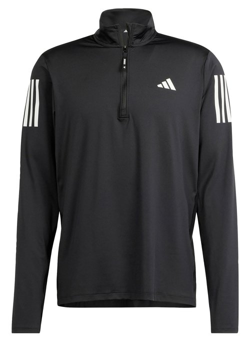 adidas Sudadera de hombre Own The Run Half-Zip Negro — foto 5
