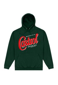 Henry Tiger CASTROL REGISTERED LOGO - Jersey con capucha - bottle green
