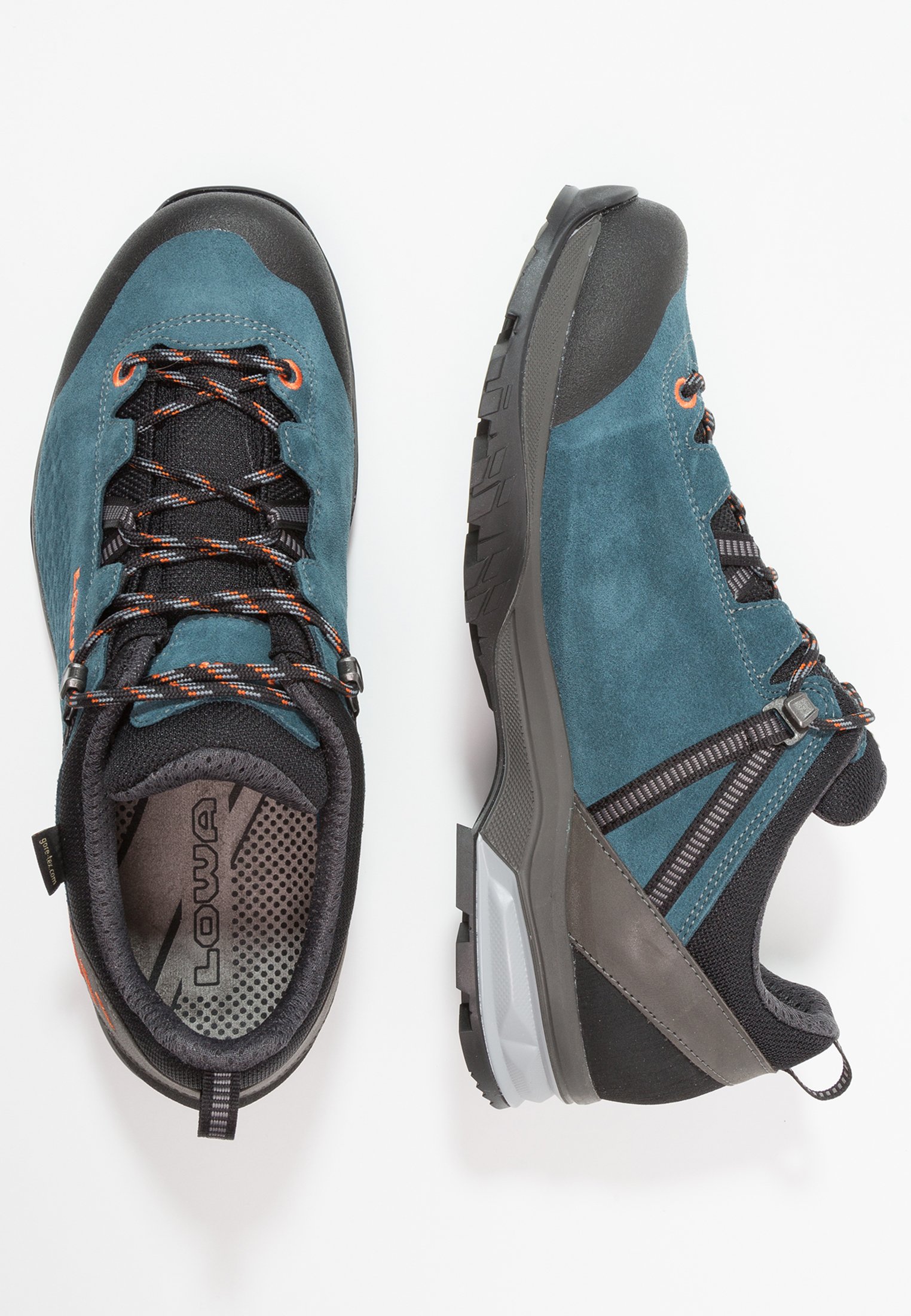 Lowa LEDRO GTX Fjellsko petrolorange Zalando.no Millet TRIDENT GUIDE GTX Fjellsko orion blue Zalando.no