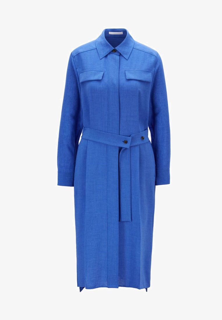 Boss Badaria Blusenkleid Blue Blau Zalando De