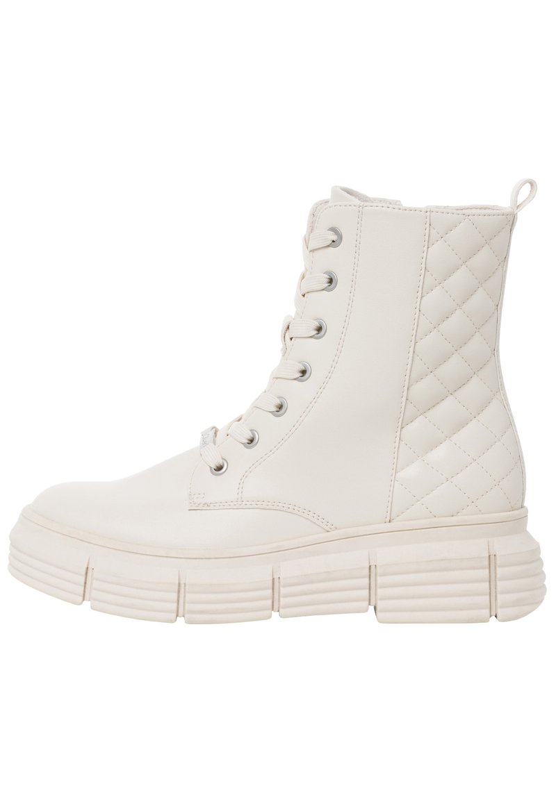 s.Oliver Stivaletti con plateau - cream