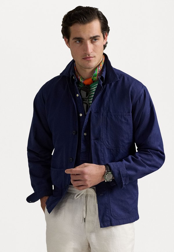 LINEN-COTTON OVERSHIRT - Shirt