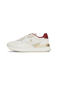 Tommy Hilfiger CHIC CHUNKY RUNNER - Tossud - ancient white/magma red