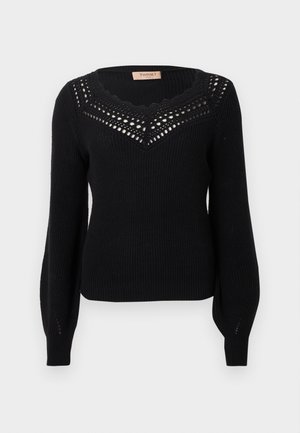 TWINSET MAGLIA - Strikkegenser - nero