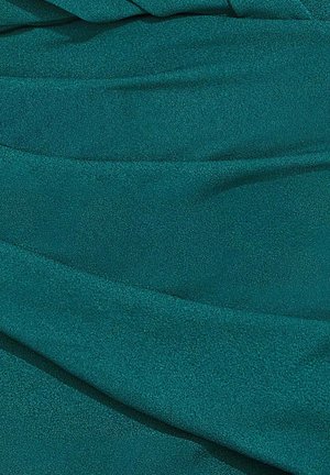 Goddiva, BARDOT PLEATED - Robe de cocktail - emeraldgreen
