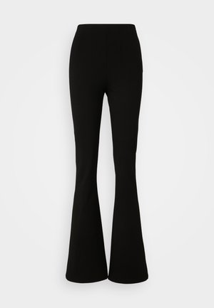 Vero Moda Tall VMAUGUSTA SLIM FLARED - Bukse - black