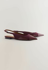 REGULAR FIT - FOREVER COMFORT POINTED TOE - Balerinos stiliaus laivutės su kulno dirželiu - new berry red