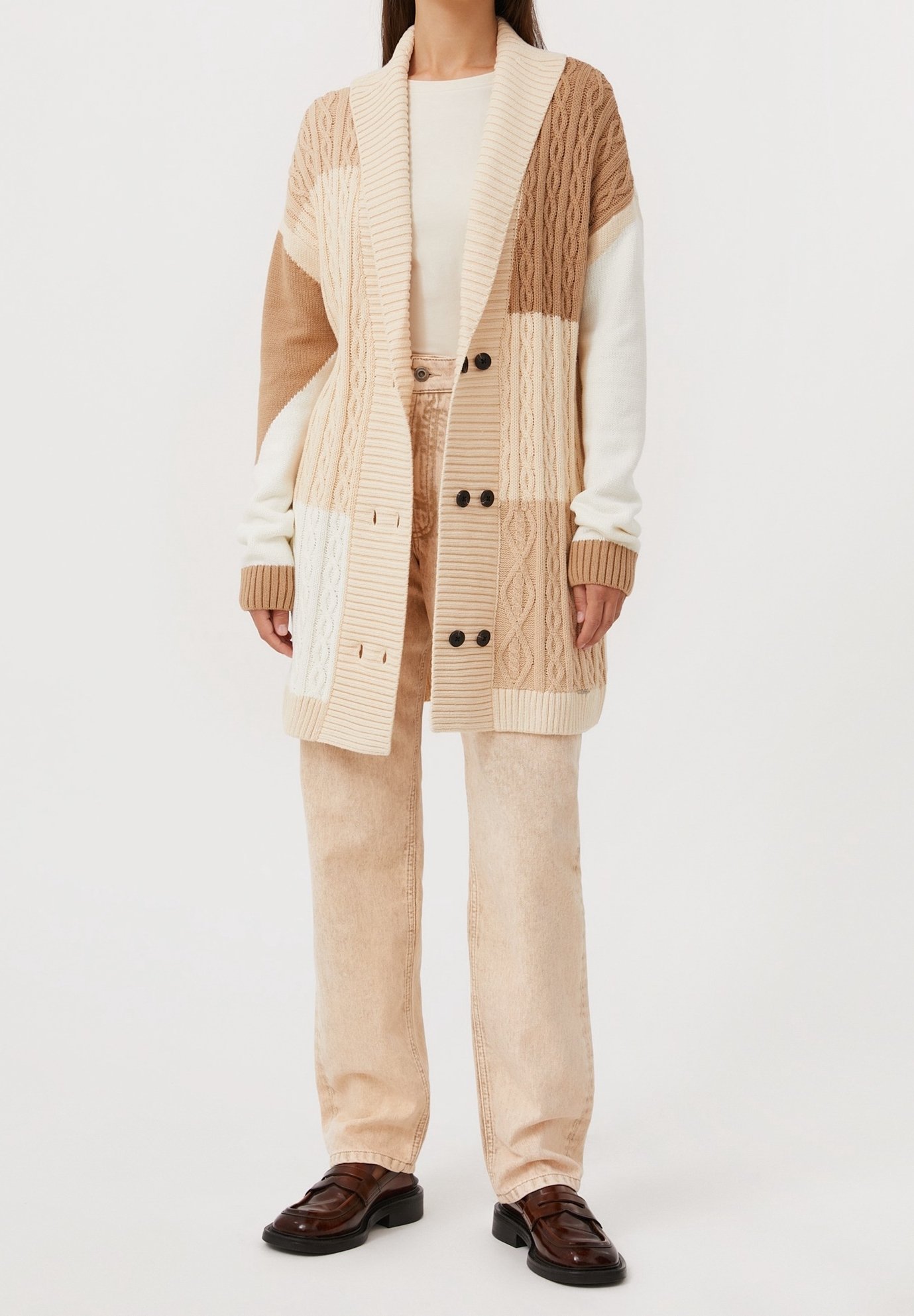Finn Flare Cardigan - beige - (Pre-owned) - Zalando.ie