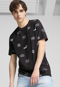 Puma POWER - Marškinėliai su spaudiniu - black